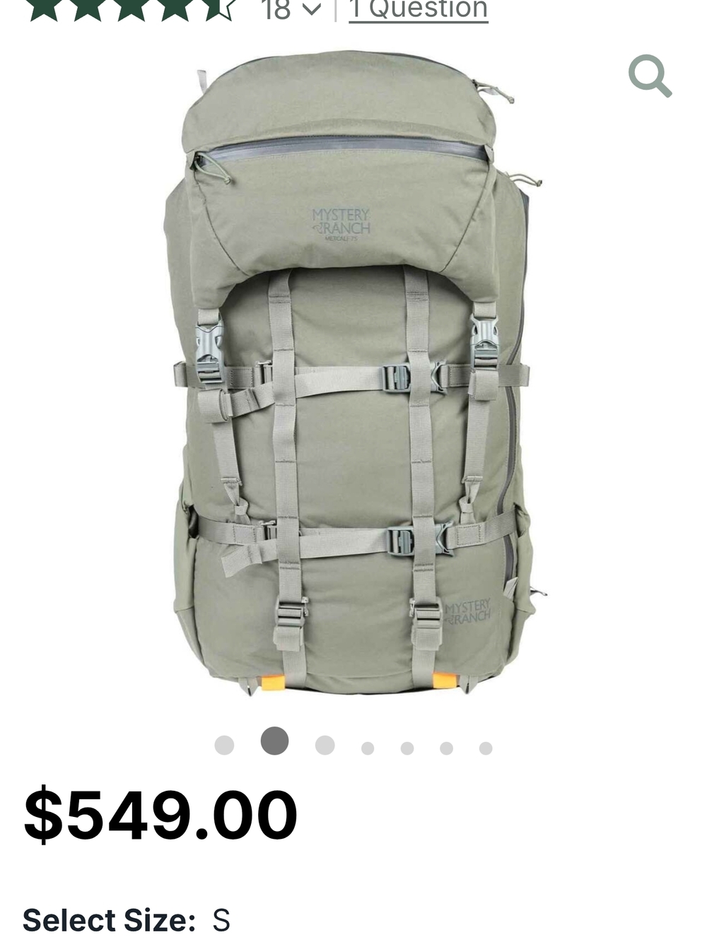MYSTERY RANCH Mens Metcalf 75 - Picture 10 of 16